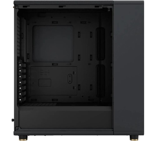 Корпус без блока питания/ Case Fractal Design North, Midi-Tower, 2x140mm, 2xUSB-A 3.2 + 1xUSB 3.2 Type-C ATX, mATX, mITX Wood panel, Charcoal Black