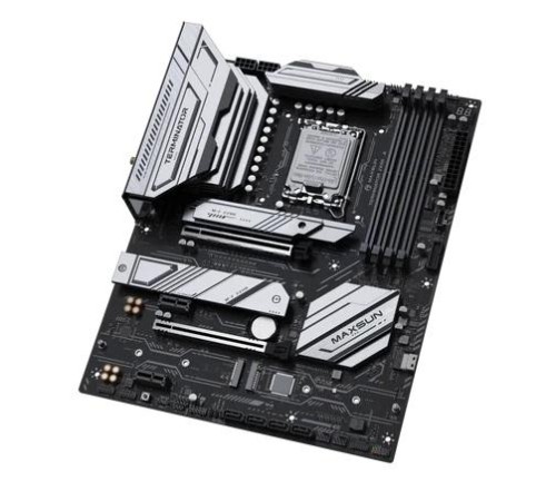 Материнская плата MAXSUN MS-Terminator Z890-A WIFI, LGA1851, Z890, 4*DDR5, 4*SATA3, 4*M.2, USB 3.2, USB 2.0, Type-C, 4*PCIEx16, HDMI+DP, ATX