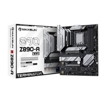 Материнская плата MAXSUN MS-Terminator Z890-A WIFI, LGA1851, Z890, 4*DDR5, 4*SATA3, 4*M.2, USB 3.2, USB 2.0, Type-C, 4*PCIEx16, HDMI+DP, ATX