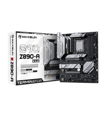 Материнская плата MAXSUN MS-Terminator Z890-A WIFI, LGA1851, Z890, 4*DDR5, 4*SATA3, 4*M.2, USB 3.2, USB 2.0, Type-C, 4*PCIEx16, HDMI+DP, ATX