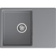 Кухонная мойка GRANFEST URBAN 668L dark gray 1-чаша+крыло 680*490мм, монтаж: врезной, материал: кварц, цвет: темно-серый