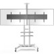 ONKRON мобильная стойка для ТВ 50"-86", макс 105.9кг, белая TS1881