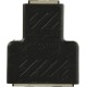 Разветвитель/ Разветвитель RJ-45 8P8C (F)<-->2 x 8P8C (F) ,FTP, ABS пластик, кат. 5eVCOM <CT252S>
