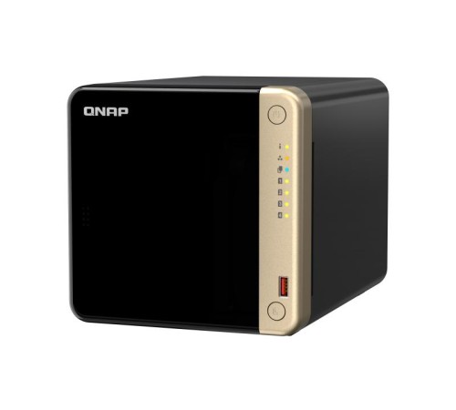 Сетевое хранилище без дисков/ SMB QNAPTS-464-8G NAS 4 HDD trays, 4-core Intel Celeron N5105/N5095 2.0-2.9 GHz, 8 GB RAM (1 x 8 GB) up to 16 GB (2 x 8GB), 2x2.5 Gigabit Ethernet , 2xUSB 3.2 Gen 2 (10Gbps), 2xUSB 2.0 port, 1xHDMI, 2xM.2 PCIe Gen 3 x1 slots Сетевое хранилище без дисков/ SMB QNAPTS-464-8G NAS 4 HDD trays, 4-core Intel Celeron N5105/N5095 2.0-2.9 GHz, 8 GB RAM (1 x 8 GB) up to 16 GB (2 x 8GB), 2x2.5 Gigabit Ethernet , 2xUSB 3.2 Gen 2 (10Gbps), 2xUSB 2.0 port, 1xHDMI, 2xM.2 PCIe Gen 3 x1 slots