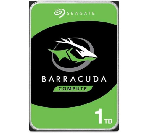 Жесткий диск Seagate Barracuda HDD SATA 1Tb, 7200 rpm, 256Mb buffer, 512e/4kn, SMR, ST1000DM014, 1 year, (аналог ST1000DM010)