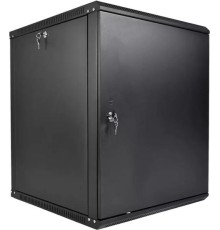 шкаф ЦМО Шкаф телекоммуникационный настенный разборный ЭКОНОМ 15U (600  520) дверь металл, цвет черный
