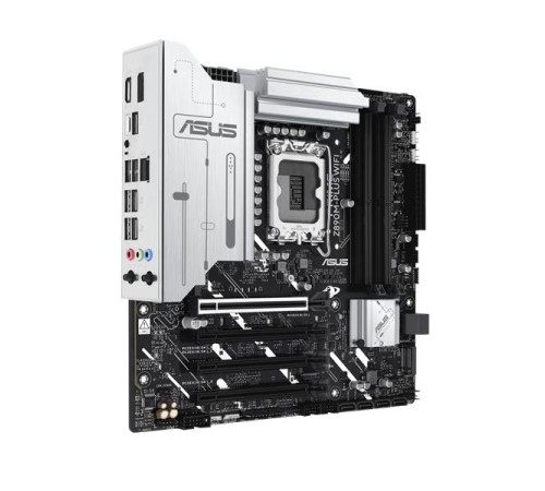 Материнская плата ASUS PRIME Z890M-PLUS WIFI, LGA1851, Z890, 4*DDR5, 6*SATA, 3*M.2, 5*USB 3.2, 4*USB 2.0, Type-C, 3*PCIx16, HDMI+DP, mATX; 90MB1J80-M0EAY0