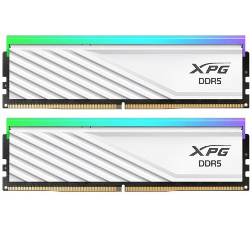 Оперативная память ADATA LANCER BLADE RGB DDR5 DIMM 32GB 6400MHz 2*16GB 32-39-39 1.4V WHITE DUAL TRAY
