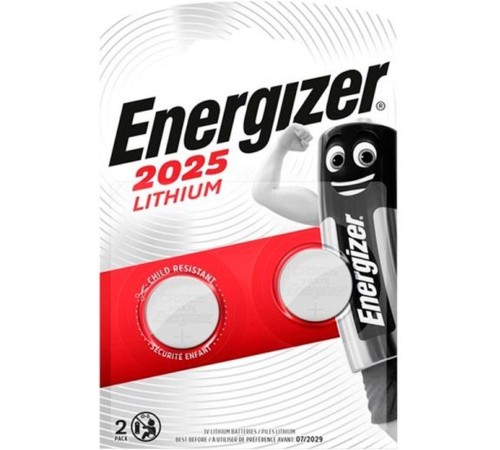 Батарейка CR2025/ Батарейка Energizer CR2025 BL2 Lithium 3V (2/20/280) (2 шт.) Батарейка CR2025/ Батарейка Energizer CR2025 BL2 Lithium 3V (2/20/280) (2 шт.)