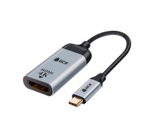 GCR Адаптер-переходник USB Type C > HDMI 4K 30Hz , M/F, GCR-53399