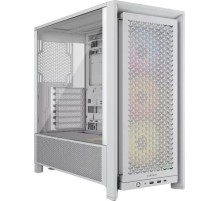 Корпус без блока питания/ Case Corsair Frame 4000D RS ARGB, Midi-Tower, TG, 3x120mm ARGB, 2xUSB-A 3.2, 1xUSB 3.2 Type-C, E-ATX, ATX, mATX, mITX White