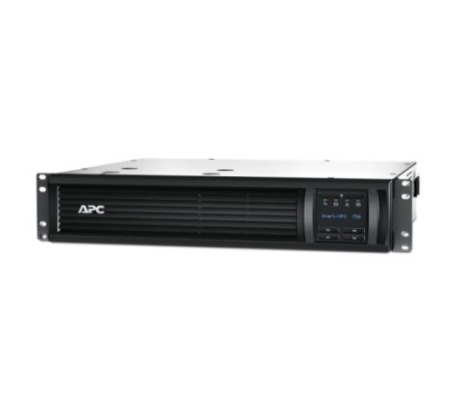 Источник бесперебойного питания APC Smart-UPS 750VA/500W, RM 2U, Line-Interactive, LCD, Out: 220-240V 4xC13 (2-Switched), SmartSlot, USB, SmartConnect, Black, 1 year warranty (замена SMT750RMI2U)