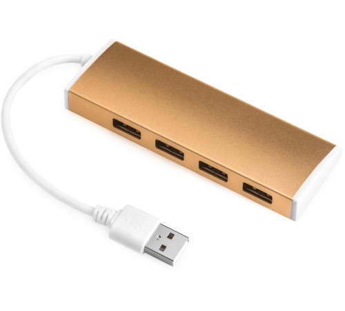 Greenconnect USB 2.0 Разветвитель GCR-UH214BR на 4 порта 0,15m , Bronze Greenconnect USB 2.0 Разветвитель GCR-UH214BR на 4 порта 0,15m , Bronze