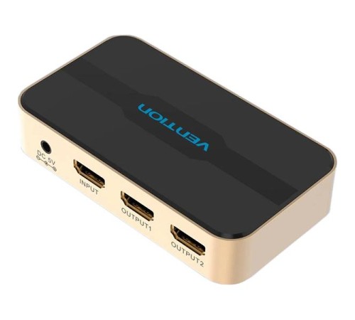 Разветвитель - сплиттер Vention HDMI 19F/2x19F на 2 монитора