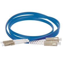 Оптический (патч-корд), MM, 50/125 (OM4), LC/UPC-SC/UPC,(Duplex),1м