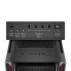 Корпус без блока питания/ Case Corsair iCUE LINK 5000T LX RGB, Midi-Tower, TG, 3x120mm RGB, 4xUSB-A 3.2, 1xUSB 3.2 Type-C, E-ATX, ATX, mATX, mITX Black