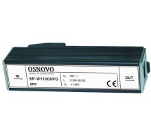 Грозозащита/ OSNOVO Грозозащита, с защитой линий РоЕ, монтаж на DIN-рейку