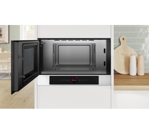 Встраиваемые микроволновые печи BOSCH 900Вт, 5 режимов, инвертер, 21 л, цвет белый, петли слева
