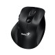 Мышь беспроводная Ergo 9000S черная (Black), вертикальная эргономичная бесшумная мини- мышь BT 5.0 + 2,4 ГГц, 6 кнопок (Мятая упаковка)