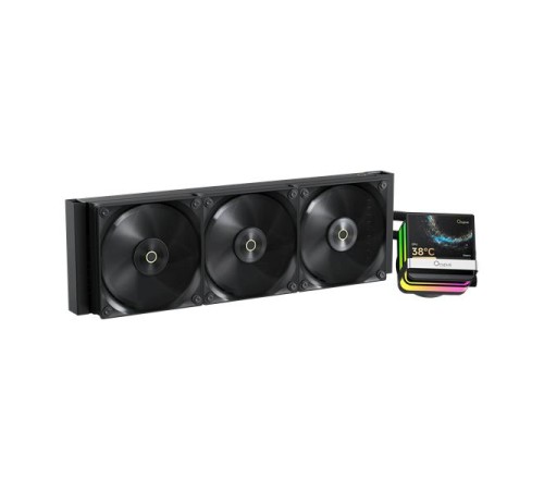 Система водяного охлаждения Ocypus Sigma L36 PRO BK, 360mm, LCD Pump, 3x120mm FDB fans, LGA115X/1200/1700/18XX, AM4/AM5
