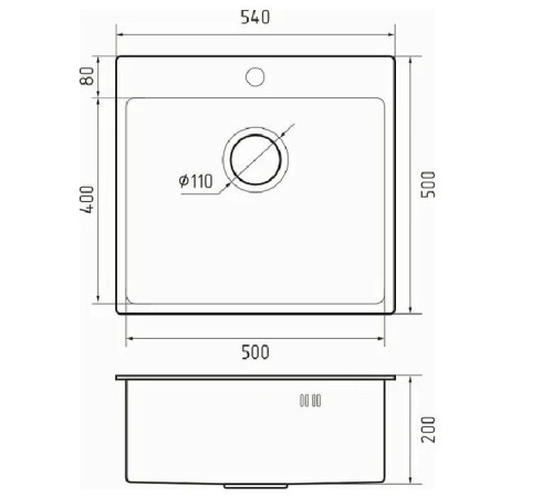 Кухонная мойка RIVELATO Rivelato Rinox 5450 PVD black Мойка нерж.сталь 1 чаша 540*500*200 мм, монтаж: врезной, материал: нержавеющая сталь, цвет: черный Кухонная мойка RIVELATO Rivelato Rinox 5450 PVD black Мойка нерж.сталь 1 чаша 540*500*200 мм, монтаж: врезной, материал: нержавеющая сталь, цвет: черный