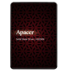 Твердотельный накопитель Apacer SSD PANTHER AS350X 128Gb SATA 2.5" 7mm, R560/W540 Mb/s, 3D NAND, IOPS 38K/75K, MTBF 1,5M, 75TBW, Retail, 3 years (AP128GAS350XR-1)
