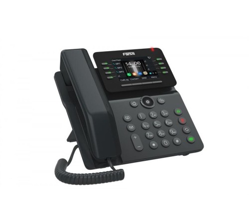Телефон Fanvil V63, 6 SIP-акк., 2,8", 320x240 Цвет. экран, POE, БП в комп., 2x1 Gbps
