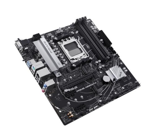Материнская плата ASUS PRIME A620M-A-CSM, AM5, A620, 4*DDR5, 4*SATA, 2*M.2, 2*USB 3.2, 4*USB 2.0, 2*PCIx16, 2*PCIx1, DP+VGA+HDMI, mATX; 90MB1F10-M0EAYC
