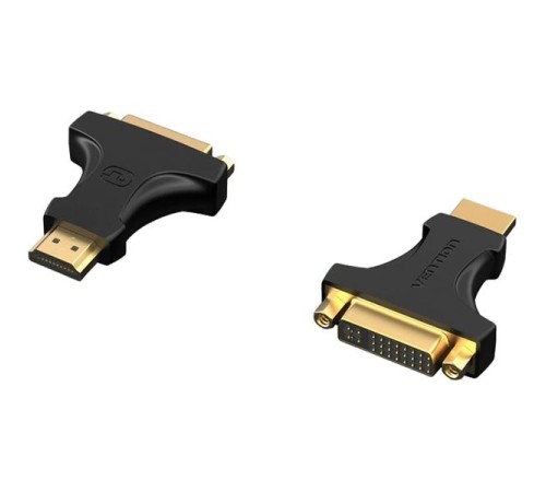 Адаптер-переходник Vention DVI 24+5 F/ HDMI 19M Двунаправленный Адаптер-переходник Vention DVI 24+5 F/ HDMI 19M Двунаправленный