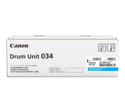 Барабаны/ DRUM UNIT 034 CYAN Барабаны/ DRUM UNIT 034 CYAN