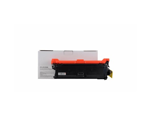 Картридж, черный, 10 500 страниц, для HP моделей Color LJ CP3520/CP3525dn/CM3530fs (аналог CE250X/CRG723HBK/CRG323IIBK), FP-CE250X
