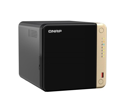 Сетевое хранилище без дисков/ SMB QNAPTS-464-8G NAS 4 HDD trays, 4-core Intel Celeron N5105/N5095 2.0-2.9 GHz, 8 GB RAM (1 x 8 GB) up to 16 GB (2 x 8GB), 2x2.5 Gigabit Ethernet , 2xUSB 3.2 Gen 2 (10Gbps), 2xUSB 2.0 port, 1xHDMI, 2xM.2 PCIe Gen 3 x1 slots Сетевое хранилище без дисков/ SMB QNAPTS-464-8G NAS 4 HDD trays, 4-core Intel Celeron N5105/N5095 2.0-2.9 GHz, 8 GB RAM (1 x 8 GB) up to 16 GB (2 x 8GB), 2x2.5 Gigabit Ethernet , 2xUSB 3.2 Gen 2 (10Gbps), 2xUSB 2.0 port, 1xHDMI, 2xM.2 PCIe Gen 3 x1 slots