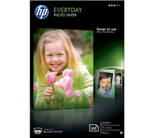 Бумага/ HP Everyday 10X15 Gls 100Sht Pht Ppr Бумага/ HP Everyday 10X15 Gls 100Sht Pht Ppr