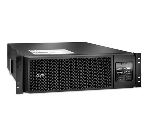 Источник бесперебойного питания APC Smart-UPS SRT RM, 5000VA/4500W, On-Line, Extended-run, Rack 3U (Tower convertible), Pre-Inst. Web/SNMP, with PC Business, Black, 1 year warranty