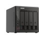 Сетевое хранилище без дисков/ SMB QNAP TS-453E-8G NAS, 4-tray w/o HDD. 2xHDMI-port. 4-core Celeron J6412 2-2.6 GHz, 8GB DDR, 2x2.5Gb LAN, 2 x M.2 2280 PCIe Gen 3 x2, 2x USB 3.2 Gen 2 (10Gbps) Port, 2x USB 2.0 port