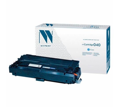-/ Тонер-картридж NVP NV-040 Cyan для Canon i-SENSYS LBP 710Cx/712Cx (5400k)
