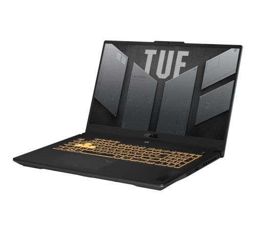 Ноутбук/ ASUS TUF F17 FX707VJ-HX006 17.3"(1920x1080 (матовый, 144Hz) IPS)/Intel Core 5 210H(2.2Ghz)/16384Mb/512PCISSDGb/noDVD/Ext:nVidia GeForce RTX3050(6144Mb)/Cam/BT/WiFi/56WHr/war 1y/2.6kg/Mecha Gray/DOS