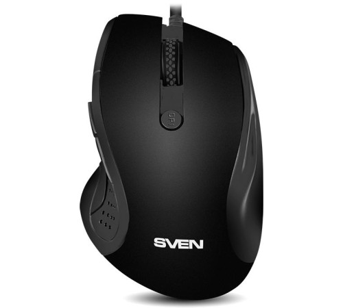 Мышь SVEN RX-113 (5+1кл. 800-2000DPI, Soft Touch, каб. 1,5м, блист.) USB чёрная Мышь SVEN RX-113 (5+1кл. 800-2000DPI, Soft Touch, каб. 1,5м, блист.) USB чёрная