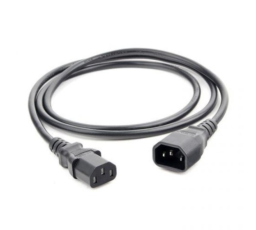 Шнур питания Power Cube кабель питания, разъем: IEC 60320 C13-C14, длина 1.8 м., сечение 3x0.75, 10А, медь+ ПВХ, с заземлением, Россия, цвет черный Шнур питания Power Cube кабель питания, разъем: IEC 60320 C13-C14, длина 1.8 м., сечение 3x0.75, 10А, медь+ ПВХ, с заземлением, Россия, цвет черный