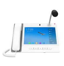 SIP-Телефон Fanvil Paging Console PhoneAndroid 9.0 Built-in Adjustable 8MP Camera with a Privacy Cover10-party Audio Conference,3-party Video ConferencPTM handsetDual Gigabit ports, PoE IntegratedHD Voice