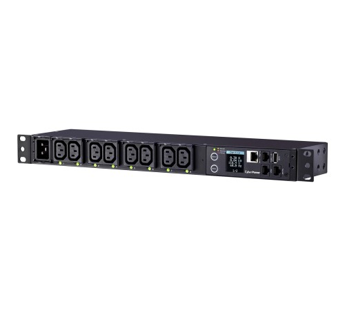 Блок распределения питания/ PDU CyberPower PDU81005 1U type, 16Amp, plug IEC 320 C20, (8) IEC 320 C13