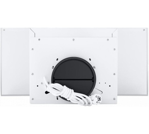 ВЫТЯЖКА MAUNFELD FANTASY LIGHT 60 White/ ширина 600 мм, полновстраиваемая, сенсорное управление, 3 скорости, 800 м3/ч, 40 дБ, светодиодное LED освещение, опция: угольный фильтр CF190C, белый цвет