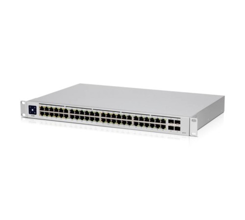 Коммутатор/ 48-port, Layer 2 PoE switch with a silent, fanless cooling system.195W total PoE availability