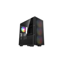корпус Deepcool CH560 без БП, боковое окно (закаленное стекло), 3x140мм ARGB вентилятор спереди и 1x120мм ARGB вентилятор сзади, черный, ATX (R-CH560-BKAPE4-G-1)