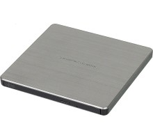 Оптический привод/ LG DVD-RW ext. Silver Slim Ret. USB2.0 (3.0 compatible)