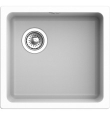 Кухонная мойка RIVELATO RIVELATO Мойка BERKANA 45 1-чаш 485*455, монтаж: универсальный, материал: кварц, цвет: иней