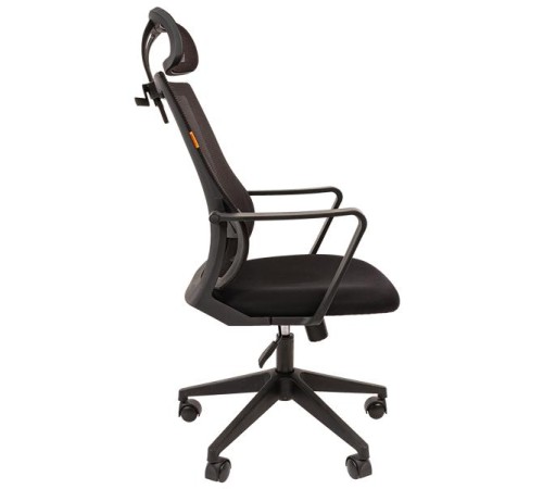 Офисное кресло Chairman 545 Россия ткань черный (Внешний вид Б/У, неоригинальная коробка, следы эксплуатации)