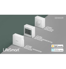 Комплект устройств LifeSmart  на напряжение 100-240В (умная станция, датчик движения,  датчик состояния окружающей среды, пульт,  датчик открывания двери) для управления умным домом Lifesmart Starter KIT (LS082WH, LS058WH, LS062WH, LS063WH, LS069WH) (Мята