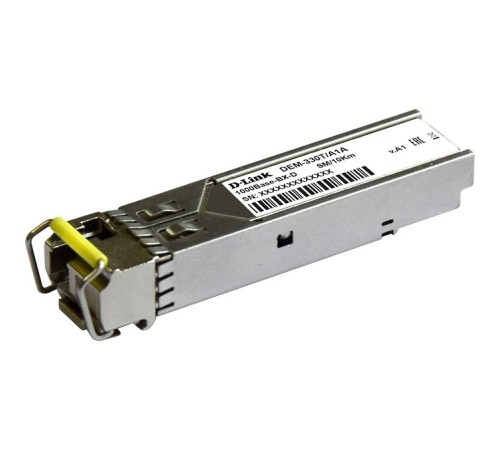 Трансивер/ 330T/3KM WDM SFP Transceiver, 1000Base-BX-D, Simplex SC, TX: 1550nm, RX: 1310nm, Single-mode, 3KM Трансивер/ 330T/3KM WDM SFP Transceiver, 1000Base-BX-D, Simplex SC, TX: 1550nm, RX: 1310nm, Single-mode, 3KM