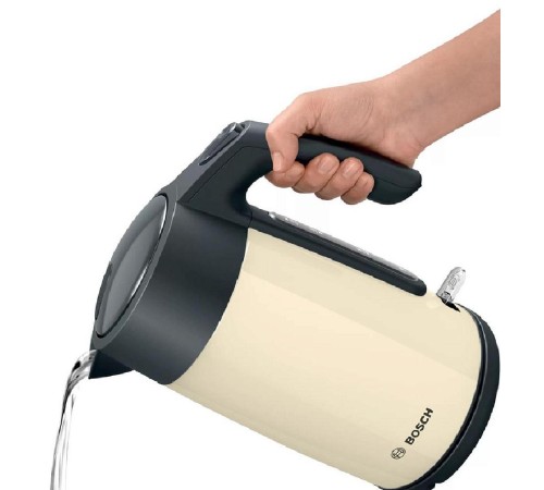Чайник BOSCH/ Цвет: бежевый, 2400 Ватт, скрытый нагр.элемент, 1.7 л Чайник BOSCH/ Цвет: бежевый, 2400 Ватт, скрытый нагр.элемент, 1.7 л